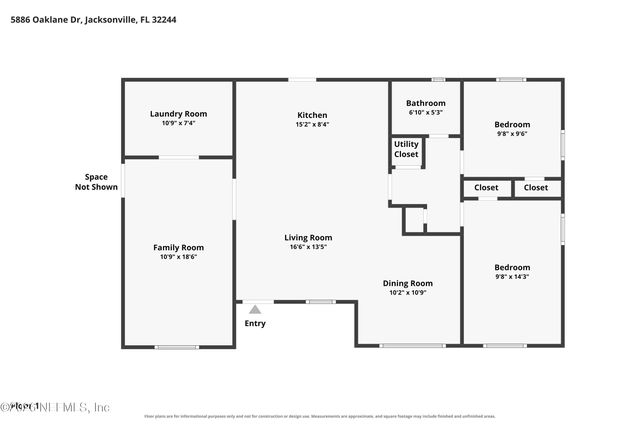 5886 OAKLANE Drive, Jacksonville, FL 32244