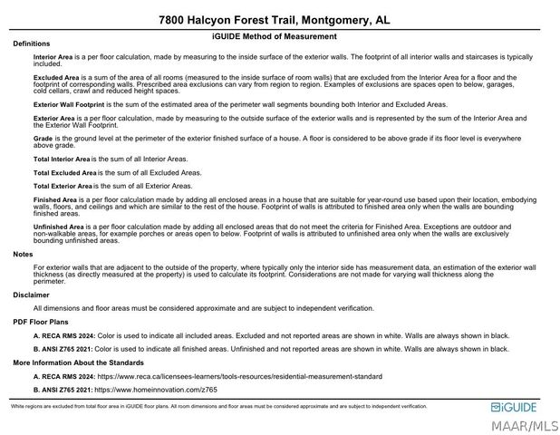 7800 HALCYON FOREST Trail, Montgomery, AL 36117