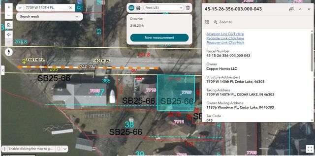 7709 W 140th Place, Cedar Lake, IN 46303