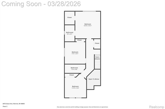 8475 Stout Avenue, Warren, MI 48093