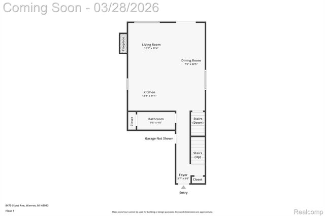 8475 Stout Avenue, Warren, MI 48093