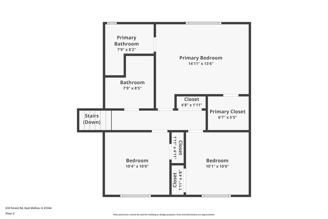 610 Forest Rd Road, East Moline, IL 61244