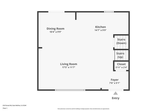 610 Forest Rd Road, East Moline, IL 61244