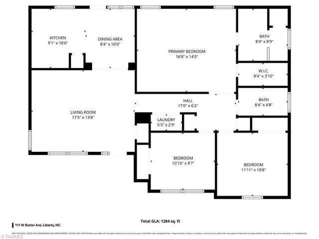111 W Butler Avenue, Liberty, NC 27298