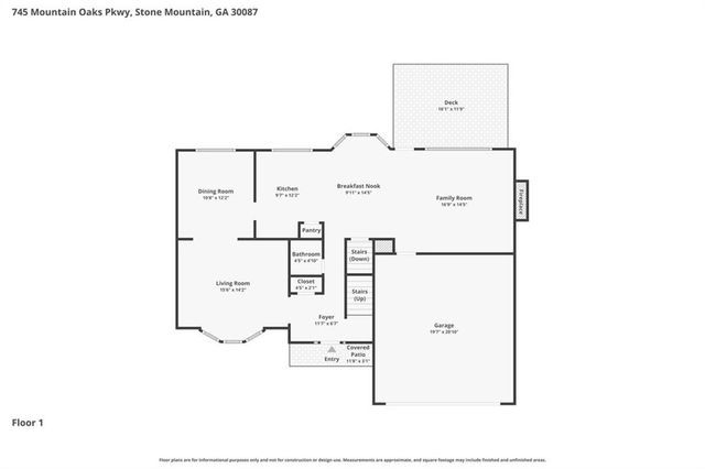 745 Mountain Oaks Parkway, Stone Mountain, GA 30087