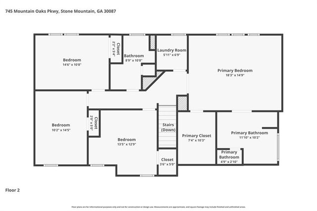 745 Mountain Oaks Parkway, Stone Mountain, GA 30087
