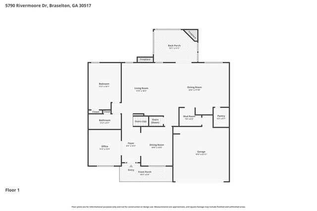 5790 Rivermoore Drive, Braselton, GA 30517