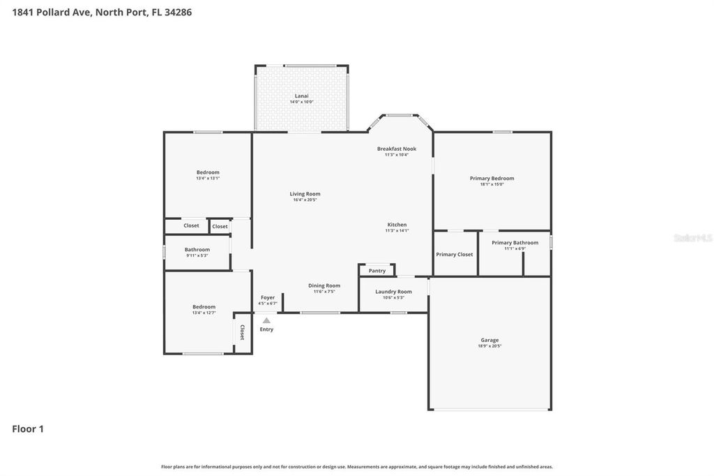 Image 51 of property listing at 1841 POLLARD AVENUE, North Port, FL 34286