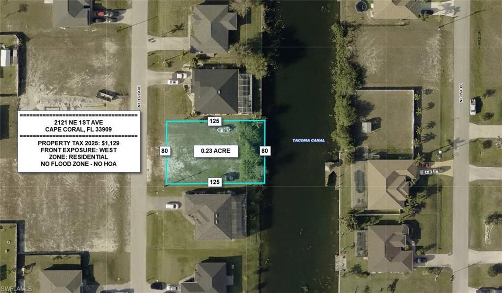 2121 NE 1st AVE, CAPE CORAL, FL 33909 — exterior