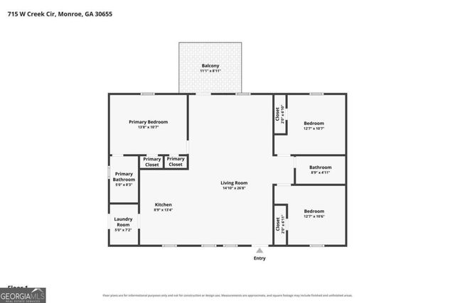 715 W Creek Circle, Monroe, GA 30655