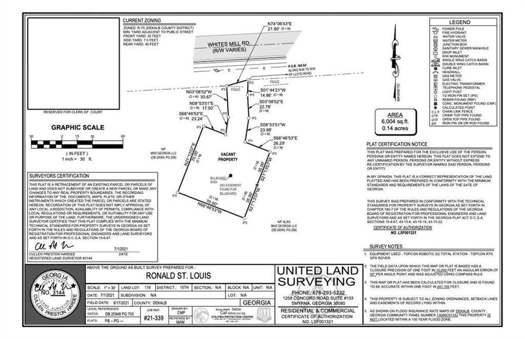 0 Whites Mill Road, Decatur, GA 30034