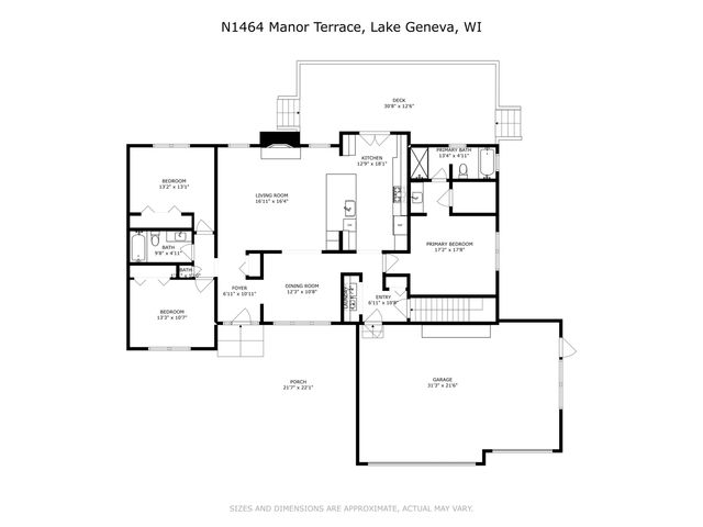 N1464 Manor TERRACE, Lake Geneva, WI 53147