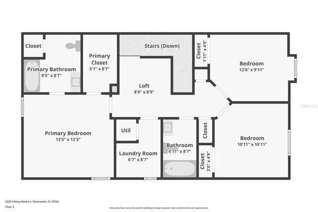 2520 COLONY REED LANE, Clearwater, FL 33763
