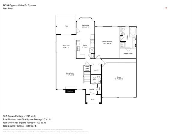 14334 Cypress Valley Drive, Cypress, TX 77429