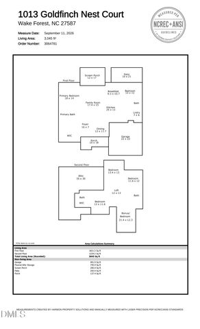 1013 Goldfinch Nest Court, Wake Forest, NC 27587