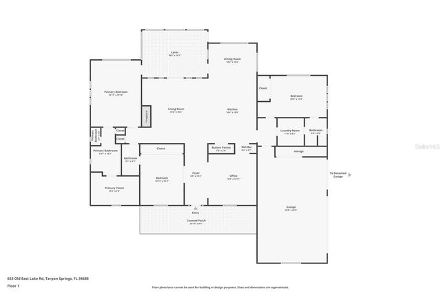 653 OLD EAST LAKE ROAD, Tarpon Springs, FL 34688