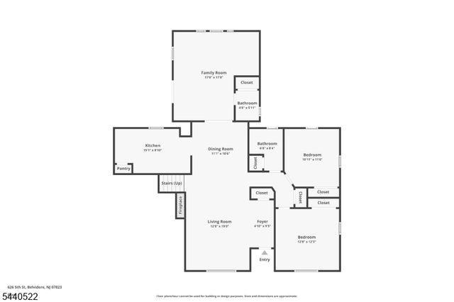 626 5Th St, Belvidere Twp., NJ 07823