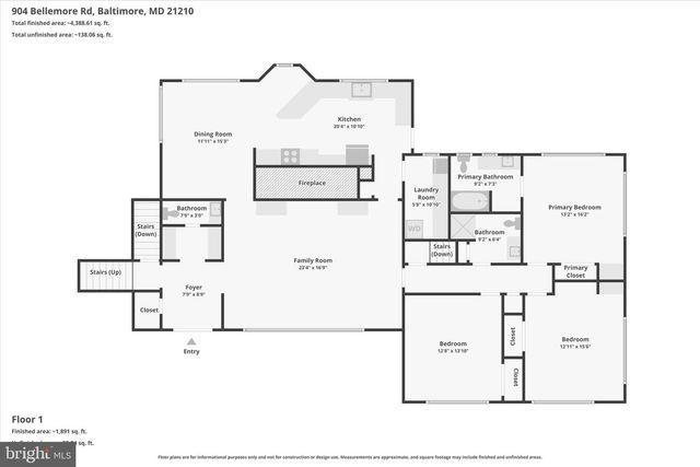 904 BELLEMORE RD, Baltimore, MD 21210