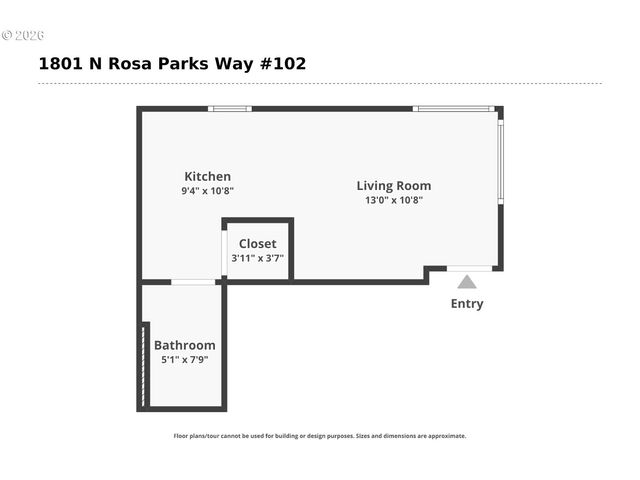 1801 N ROSA PARKS Way 102, Portland, OR 97217