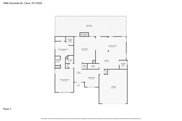 7606 Veranda Drive, Cove, TX 77523