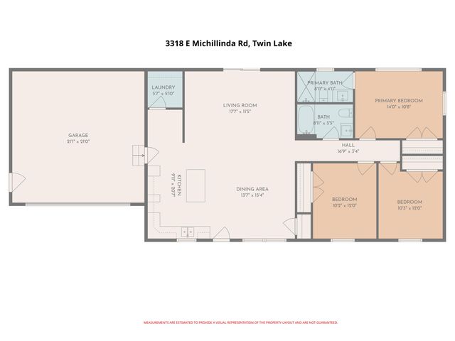 3318 E Michillinda Road, Dalton Twp, MI 49457