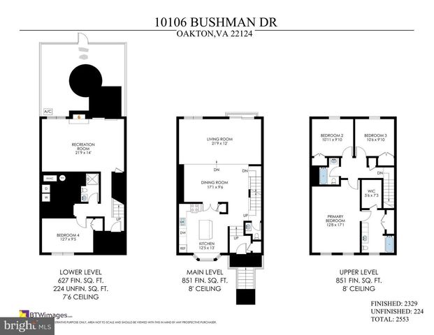 10106 BUSHMAN DR, Oakton, VA 22124