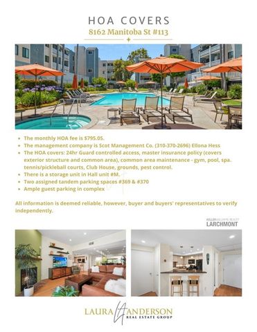 8160 Manitoba Street 113, Playa Del Rey (los Angeles), CA 90293