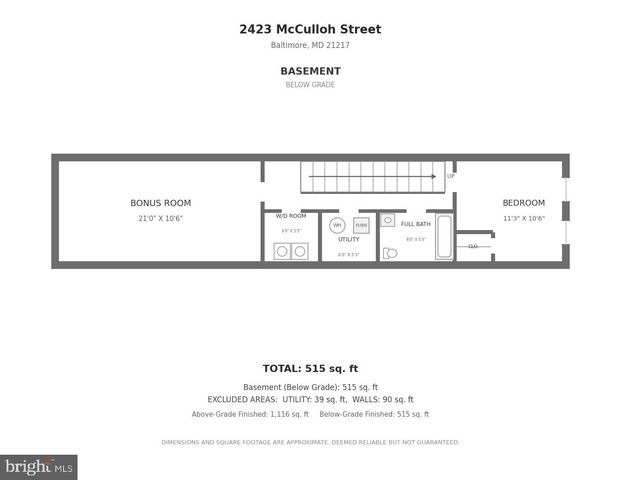 2423 MCCULLOH ST, Baltimore, MD 21217
