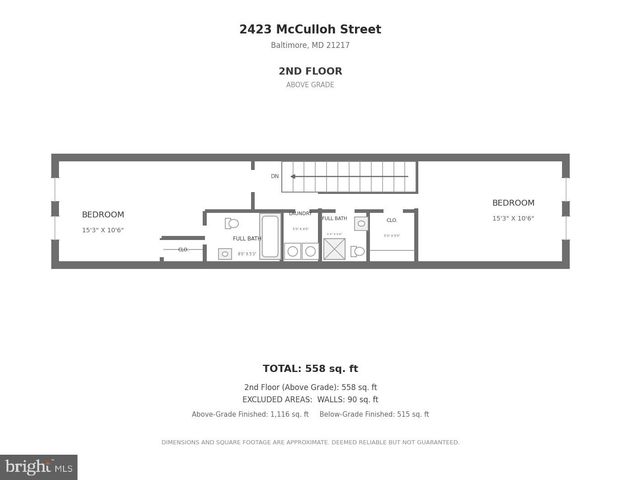 2423 MCCULLOH ST, Baltimore, MD 21217