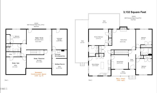 4907 Fortunes Ridge Drive, Durham, NC 27713