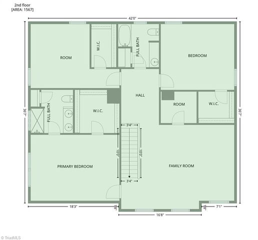 2543 Mossy Meadow Trail, Kernersville, NC 27284