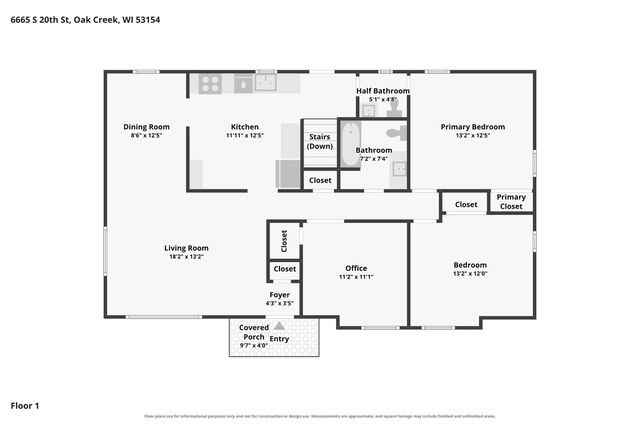 6665 S 20th STREET, Oak Creek, WI 53154