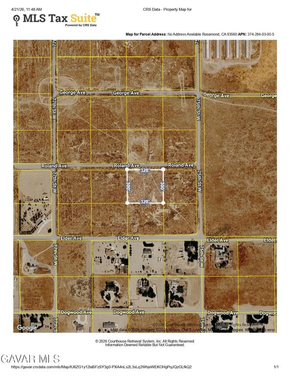Roland Avenue, Rosamond, CA 93560