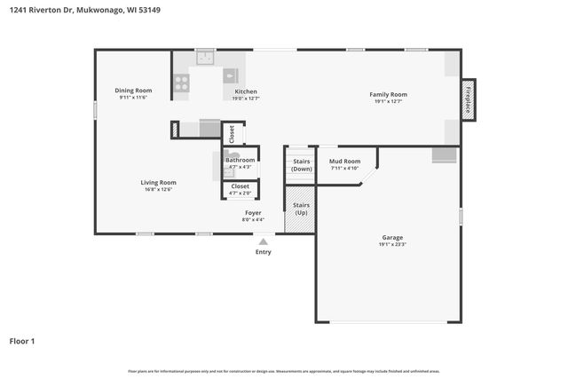 1241 Riverton DRIVE, Mukwonago, WI 53149