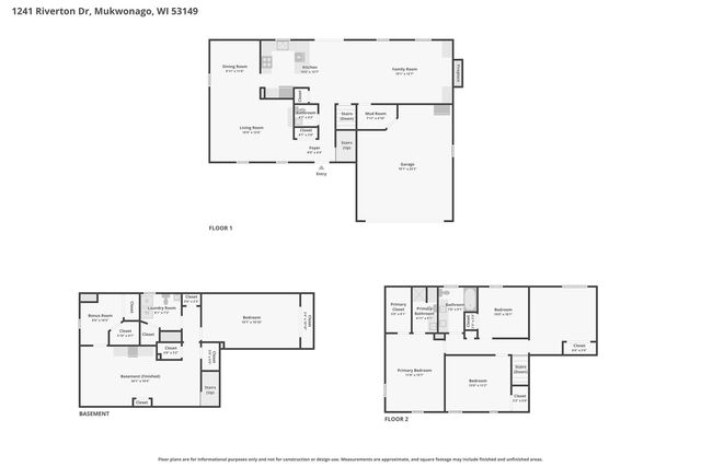 1241 Riverton DRIVE, Mukwonago, WI 53149