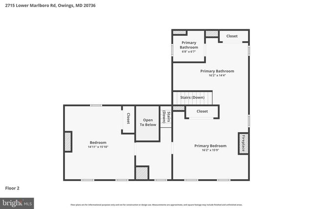 2715 LOWER MARLBORO RD, Owings, MD 20736