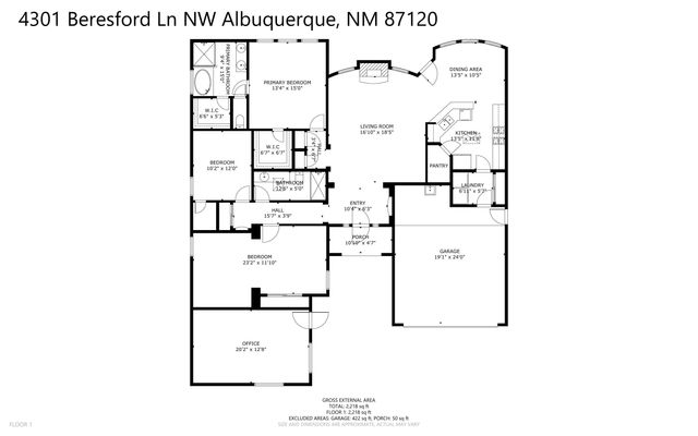 4301 BERESFORD Lane NW, Albuquerque, NM 87120