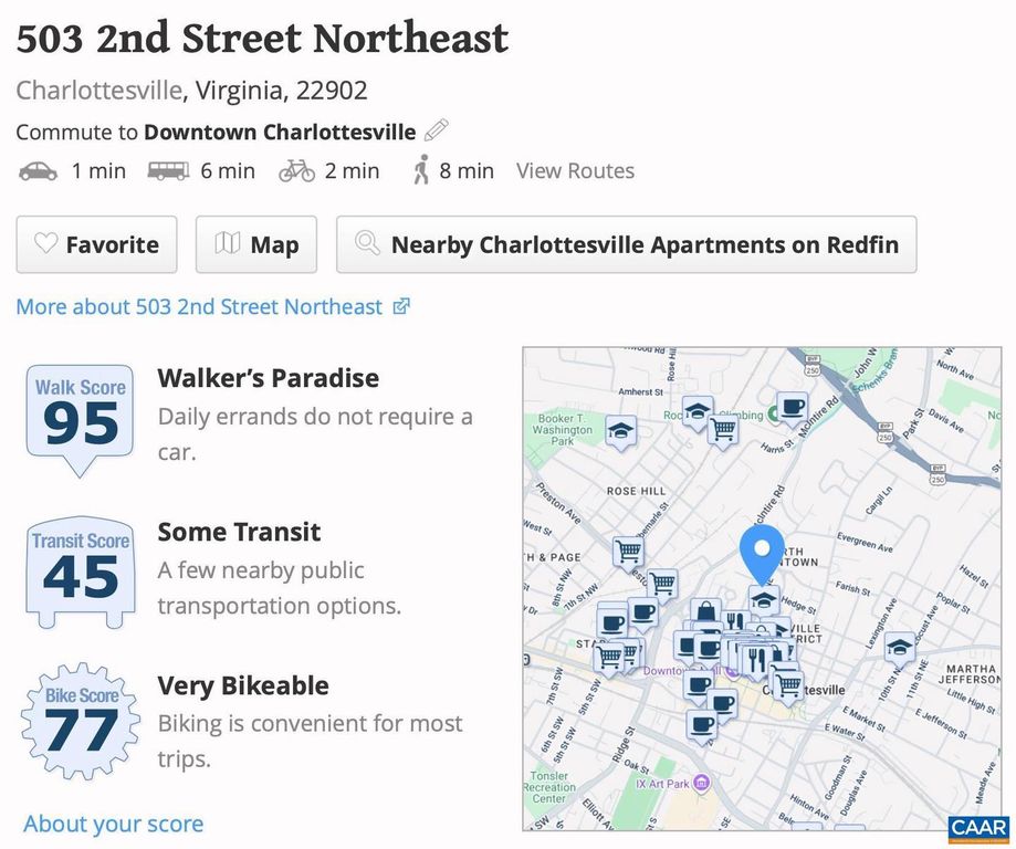 Image 45 of property listing at 503 NE 2ND ST, Charlottesville, VA 22902