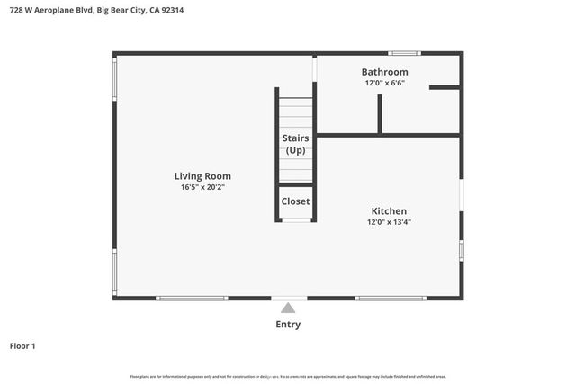 728 W Aeroplane, Big Bear City, CA 92314