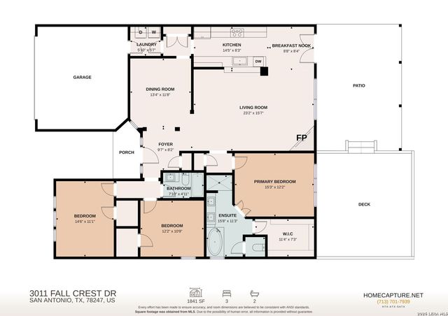 3011 FALL CREST DR, San Antonio, TX 78247