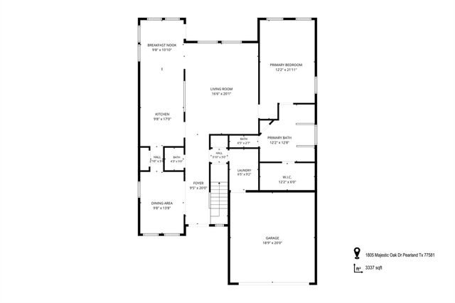 1805 Majestic Oak Drive, Pearland, TX 77581