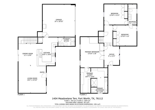 1404 Meadow Lane Terrace, Fort Worth, TX 76112