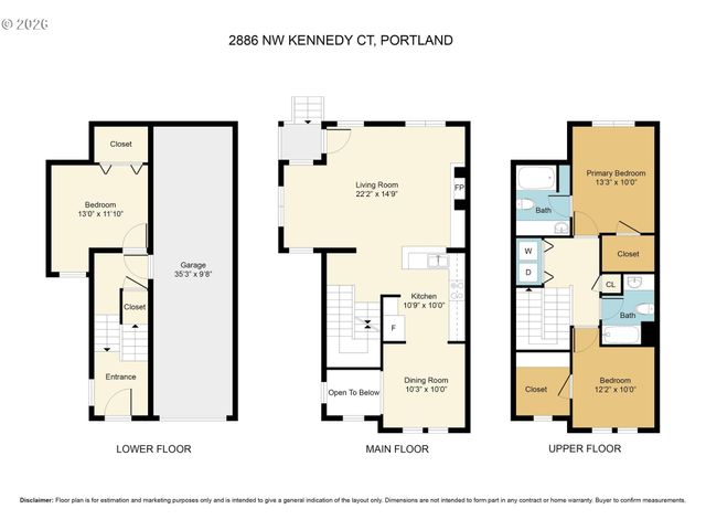 2886 Nw KENNEDY Ct, Portland, OR 97229