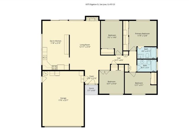 6075 Bigelow Court, San Jose, CA 95123