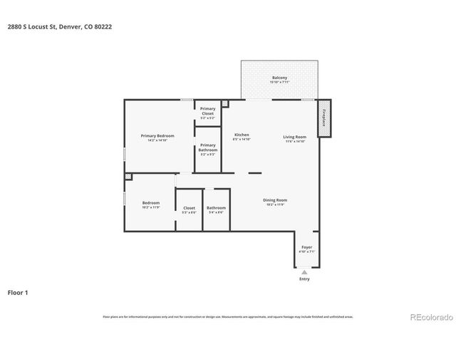 2880 S Locust St 701S, Denver, CO 80222