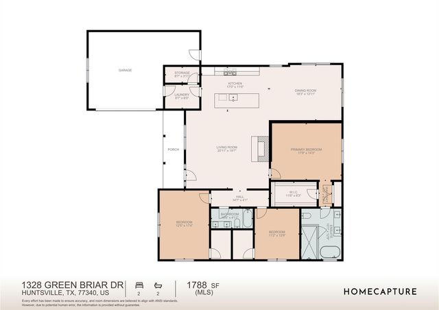 1328 Green Briar Drive, Huntsville, TX 77340