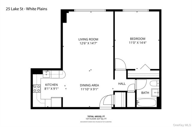25 Lake Street 2C, White Plains, NY 10604