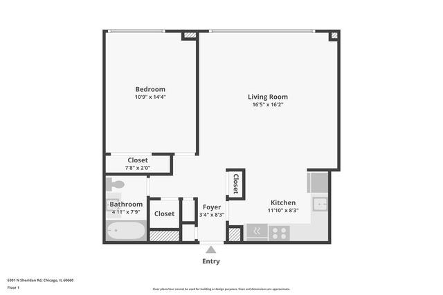 6301 N Sheridan Road 14M, Chicago, IL 60660