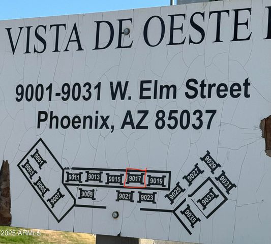 9017 W ELM Street 6, Phoenix, AZ 85037
