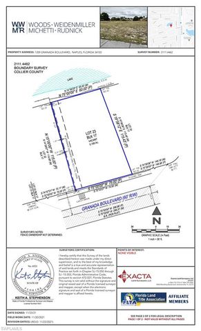 1359 Granada BLVD, Naples, FL 34103